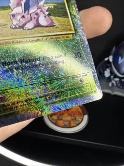 Pokemon Nidoran (M) Legendary Collection Reverse Holo - Creased 083/110 - Image 5