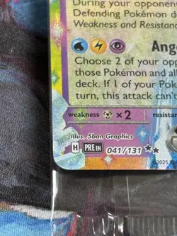 Pokemon Prismatic Evolutions #41/131 Sylveon Double Rare Stamped Holo Sealed - Image 4