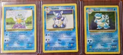 Pokemon Karten Bundle Schiggy Schillok Turtok Base Set Deutsch Vintage Sammlung - Image 1