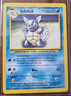 Pokemon Karten Bundle Schiggy Schillok Turtok Base Set Deutsch Vintage Sammlung - Image 3