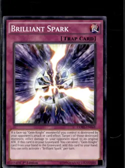 Yu-Gi-Oh Brilliant Spark Clash of Rebellions CORE-EN068 1st Edition Non Holo - Image 1