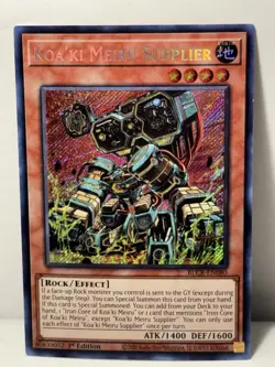 Koa'ki Meiru Supplier BLCR-EN080 - Secret Rare - 1st Edition LP Yugioh TCG - Image 1