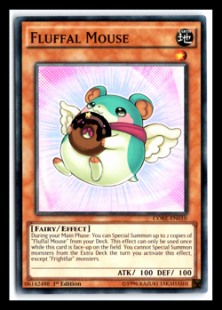 Fluffal Mouse - CORE-EN010 - Super Rare 1st Edition Yugioh - Image 1