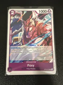 4X Foxy UC OP10-075 Royal Blood One Piece Card Game CCG NM - Image 1