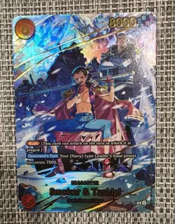Smoker & Tashigi One Piece CCG EB04-003 SP Holo - Image 1