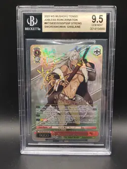 Weiss Schwarz Mushoku Tensei "Strong Swordswoman" Ghislaine SSP MTI/S83 BGS 9.5 - Image 1