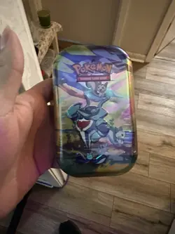 Pokemon Trading Card Game Tin with Cards - Image 1