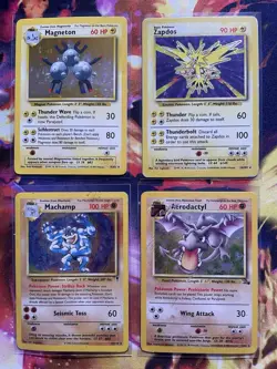 Vintage Pokemon Holo Card Lot Base Set/Fossil/Legendary Rares WOTC 1999 HP/DMG - Image 1