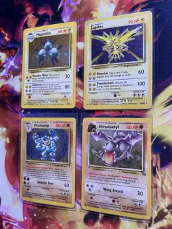 Vintage Pokemon Holo Card Lot Base Set/Fossil/Legendary Rares WOTC 1999 HP/DMG - Image 3
