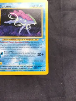 Pokemon Cards: Neo Revelation Rare: Suicune 27/64 - Image 4