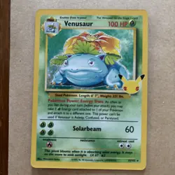 Pokemon TCG Venusaur Holo Rare Card 15/102 Celebrations 25th Anniversary Edition - Image 1