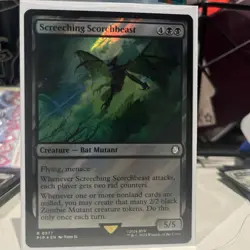 MTG - Screeching Scorchbeast SURGE FOIL - Fallout - Free Postage - Image 1