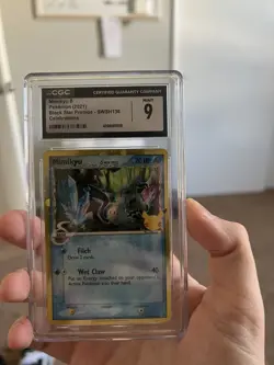 Mimikyu SWSH136 Celebrations Black Star Promos Pokemon CGC 9 Mint - Image 1