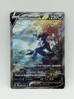 Pokemon Hisuian Samurott V GG51/GG70 Crown Zenith: Galarian Gallery Holo - Image 1