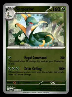 Serperior 006/088 ME03 Perfect Order Pokemon Reverse Holo Near Mint - Image 1