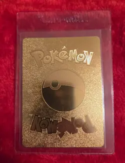 Pokemon Mimikyu VMAX Gold Foil Fan Art Collector Card - 300 HP - TG21 - Image 2
