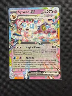 Pokemon Sylveon ex 041/131 Sv: Prismatic Evolutions Holo 270 HP Magical Charm - Image 1