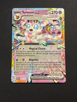 Pokemon Sylveon ex 041/131 Sv: Prismatic Evolutions Holo 270 HP Magical Charm - Image 2