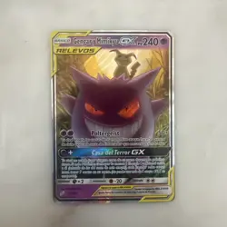 2019 Pokemon Gengar & Mimikyu GX 53/181 Sm - Team Up Holo-Spanish - Image 1