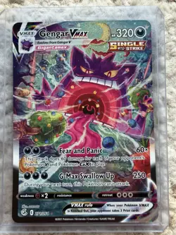 Gengar VMAX 271/264 Alternate Art Fusion Strike Pokemon - Image 1
