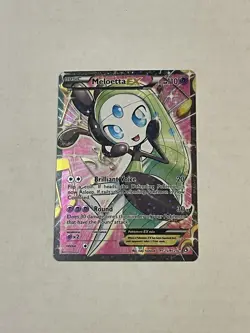 Pokemon TCG Meloetta EX RC25/RC25 Legendary Treasures Radiant Collection Holo LP - Image 3