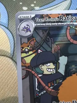 Pokemon TCG Destined Rivals Team Rockets Raticate IR 202/182 English Edition - Image 5
