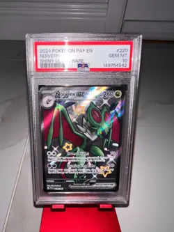 2024 POKEMON PAF EN-PALDEAN FATES SHINY #220 NOIVERN EX PSA 10 NEW CERTICATION - Image 1
