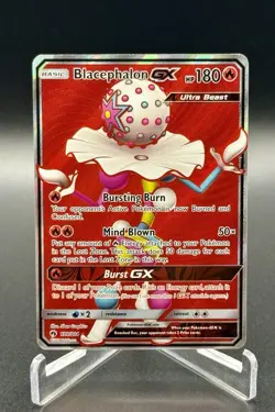 Pokemon TCG Blacephalon GX 199/214 Lost Thunder Full Art Near Mint Fast Shipping - Image 1