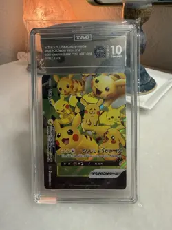 🔥 RARE TAG 10 Japanese Pokemon 2021 Imakuni's Pikachu V-UNION 027/028 S8a 25th - Image 1