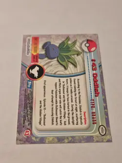 Oddish #43, Gloom #44, Vileplume #45 Topps Pokemon TCG 1999 LP Blue Label - Image 3