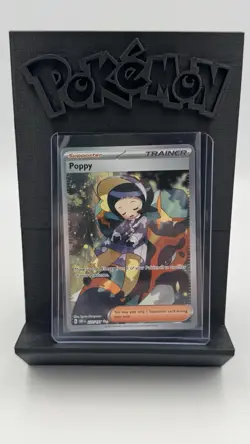 POPPY 227/197 SPECIAL ILLUSTRATION RARE OBSIDIAN FLAMES POKEMON NM - Image 1
