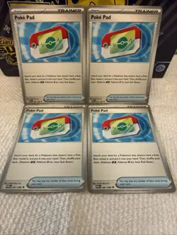 4x Total - Pokepad 081/088 - Pokemon Trainer Perfect Order NM, Unplayed - Image 1