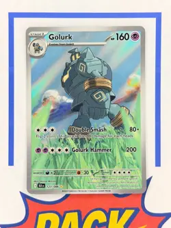 Golurk Illustration Rare IR Black Bolt 123/086 Pokemon TCG - Image 1