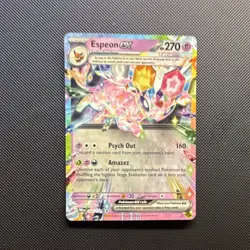 Pokemon Espeon ex 034/131 Sv: Prismatic Evolutions Holo 270 HP Psych Out - Image 2