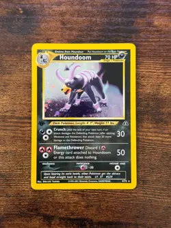 Pokemon TCG Houndoom Neo Revelation 4/75 1st Edition - Image 1