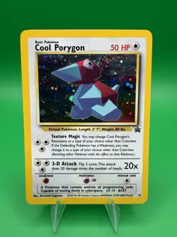 Pokemon TCG Cool Porygon Black Star Promo Holo Near Mint NM - Image 1