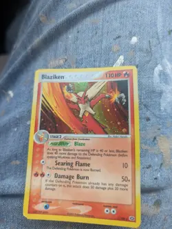 Pokemon Blaziken Emerald Holo Rare 1/106 110 HP Stage 2 2005 English - Image 1