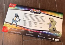 Pokemon Prismatic Evolutions Lucario ex Tyranitar Premium Collection Sam's Club - Image 5
