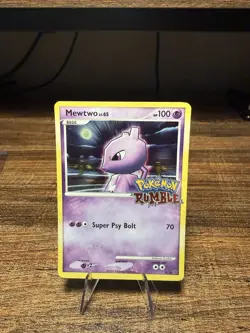Pokemon Rumble Mewtwo Holo 9/16 (Heavily Played) - Image 1