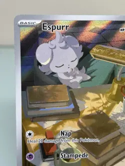 Pokemon TCG Perfect Order Espurr 95/88 Full Art Illustration Rare English - Image 3