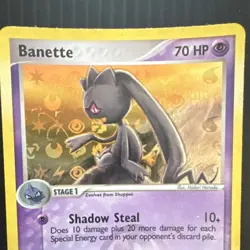 Pokemon Banette 70 HP Holo Rare 1/101 EX Hidden Legends 2004 Reverse Holo - Image 2