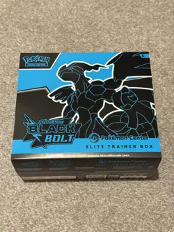 Pokemon Center Black Bolt Elite Trainer Box ETB EMPTY with sleeves - Image 1