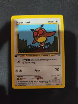 Pokemon TCG: 1st Edition Hoothoot! 60/111 Neo Gen MINT - Image 1