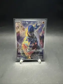 Pokemon Sawk TCG 130/086 Illustration Rare Holo SV White Flare - Image 1
