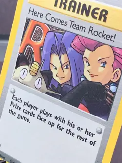 Pokemon TCG Here Comes Team Rocket! 15/82 Team Rocket Set Holo Rare VTG WOTC LP+ - Image 3