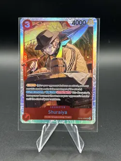 SHURAIYA OP06-009 SR WINGS OF THE CAPTAIN ENGLISH ONE PIECE CARD GAME NM - Image 1