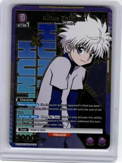 2024 Union Arena—Killua Zoldyck #UE03BT/HTR-P-002 HUNTER X HUNTER—Rare Foil - Image 1