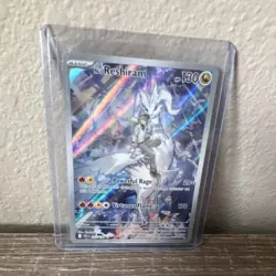 Pokemon N's Reshiram Full Art Illustration Rare Holo 167/159 Sv09 130 HP Card - Image 1