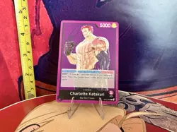 One Piece Charlotte Katakuri Leader TCG Collectable English Trading Card - Image 1