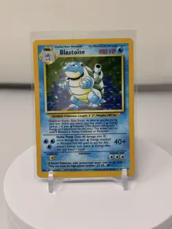 1999 Pokemon TCG Blastoise Base Set 2/102 Holo Unlimited Holo Rare Card - Image 1